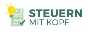 Logo Steuern mit Kopf