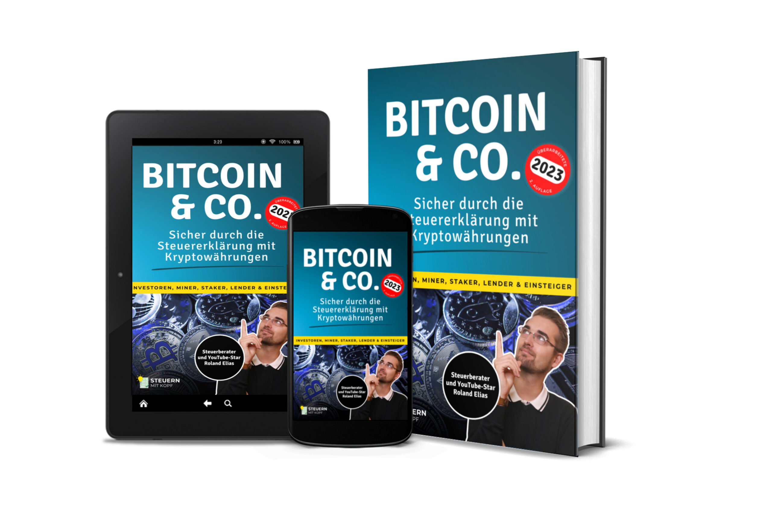 Fachbuch Bitcoin & Co. Steuern mit Kopf